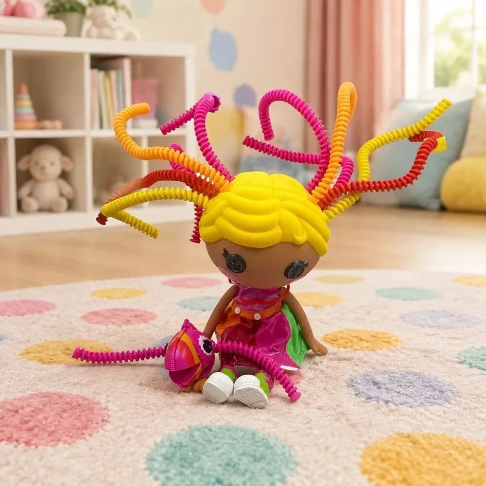 Lalaloopsy Silly Hair April Sunsplash Full Size Doll Pet Toucan